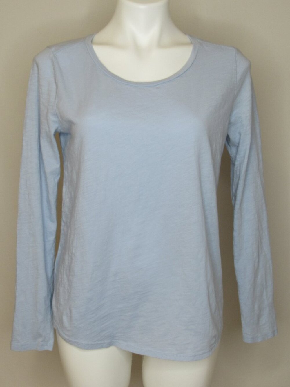 Ann Taylor LOFT Blue Vintage Soft Long Sleeve Tee Women's M Medium